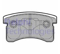 Pastiglie freno Low-Metallic LP1141 DELPHI per DAIHATSU COPEN CUORE III CUORE IV