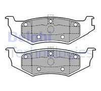 Pastiglie freno Low-Metallic LP1162 DELPHI per CHRYSLER DODGE PLYMOUTH