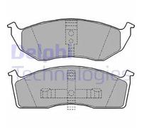 DELPHI LP1164 Kit pastiglie freni