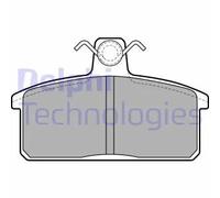 Set di pastiglie freno DELPHI LP1201, anteriore
