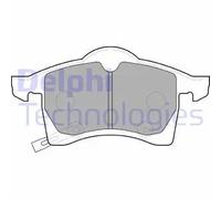 Set di pastiglie freno DELPHI LP1309, anteriore