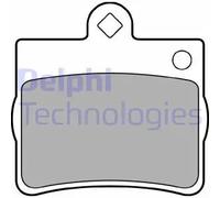 Pastiglie freno Low-Metallic LP1402 DELPHI per MERCEDES-BENZ CLASSE C