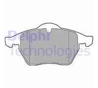 Set di pastiglie freno DELPHI LP1407, anteriore