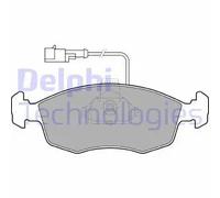 Pastiglie freno Low-Metallic LP1416 DELPHI per FIAT PALIO Weekend PALIO