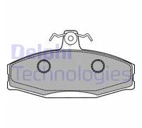 Delphi Set di pastiglie freno LP1429, anteriore Low-Metallic per VW SKODA
