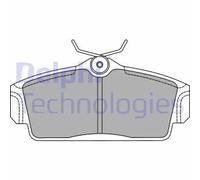Pastiglie freno Low-Metallic LP1435 DELPHI per NISSAN PRIMERA PRIMERA Hatchback