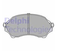 Pastiglie freno Low-Metallic LP1440 DELPHI per MAZDA 323 S VI Tre volumi