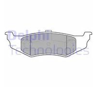 Set di pastiglie freno DELPHI LP1515, posteriore