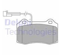 Pastiglie freno Low-Metallic LP1543 DELPHI per ALFA ROMEO PEUGEOT FIAT