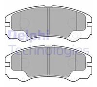 Pastiglie freno Low-Metallic LP1552 DELPHI per OPEL FRONTERA B FRONTERA A