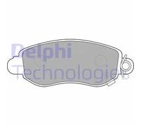Pastiglie freno Low-Metallic LP1582 DELPHI per FORD TRANSIT Autobus