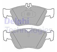 Set di pastiglie freno DELPHI LP1588, anteriore
