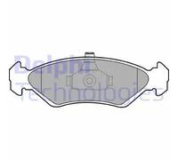 Pastiglie freno Low-Metallic LP1603 DELPHI per FORD MAZDA