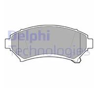Pastiglie freno Low-Metallic LP1609 DELPHI per OPEL CHEVROLET BUICK PONTIAC