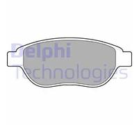 Set di pastiglie freno DELPHI LP1653, anteriore