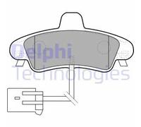Delphi LP1683 Pastiglia freno