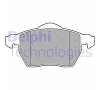 DELPHI LP1687 Kit pastiglie freni