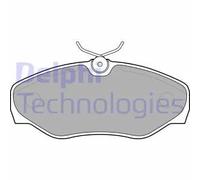 Pastiglie freno Low-Metallic LP1695 DELPHI per RENAULT NISSAN OPEL