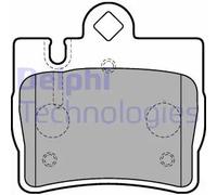 Set di pastiglie freno DELPHI LP1697, posteriore