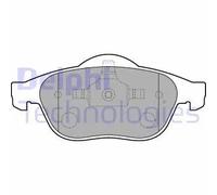 Pastiglie freno Low-Metallic LP1708 DELPHI per RENAULT LAGUNA II VEL SATIS