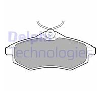 Set di pastiglie freno DELPHI LP1716, anteriore