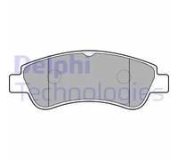 Set di pastiglie freno DELPHI LP1727, anteriore