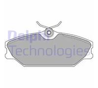 Set di pastiglie freno DELPHI LP1744, anteriore