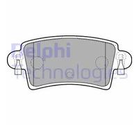 Set di pastiglie freno DELPHI LP1747, posteriore