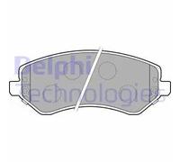 Pastiglie freno Low-Metallic LP1773 DELPHI per DODGE CHRYSLER JEEP