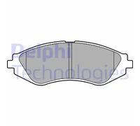 Delphi Pastiglie freno LP1779 Low-Metallic – Set anteriore