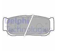 Set di pastiglie freno DELPHI LP1797, posteriore