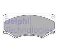 Pastiglie freno Low-Metallic LP180 DELPHI per MERCEDES-BENZ PUCH