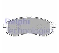 Pastiglie freno Low-Metallic LP1808 DELPHI per MITSUBISHI L200