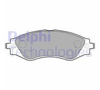 Pastiglie freno Low-Metallic LP1816 DELPHI per DAEWOO CHEVROLET