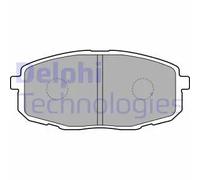 Pastiglie freno Low-Metallic LP1819 DELPHI per KIA HYUNDAI