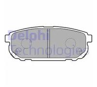 Pastiglie freno Low-Metallic LP1850 DELPHI per KIA SORENTO I SORENTO I VAN