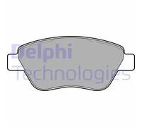 Set di pastiglie freno DELPHI LP1899, anteriore