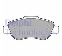 Pastiglie freno Low-Metallic LP1929 DELPHI per FIAT PANDA Furgone/hatchback