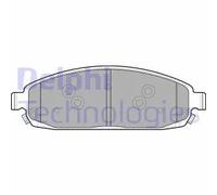 Pastiglie freno Low-Metallic LP1931 DELPHI per JEEP GRAND CHEROKEE III COMMANDER