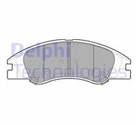 Set di pastiglie freno DELPHI LP1932, anteriore