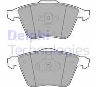 Set di pastiglie freno DELPHI LP1943, anteriore