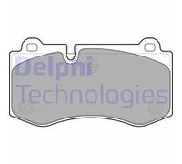 Set di pastiglie freno DELPHI LP1980, anteriore