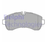 Set di pastiglie freno DELPHI LP1981, anteriore