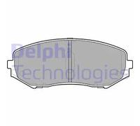 Set di pastiglie freno DELPHI LP2001, anteriore