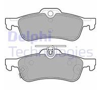 Set di pastiglie freno DELPHI LP2007, posteriore