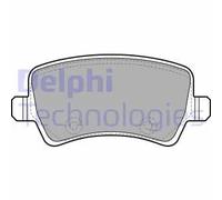 Pastiglie freno Low-Metallic LP2008 DELPHI per FORD VOLVO LAND ROVER