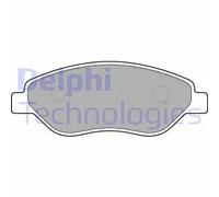 Pastiglie freno Low-Metallic LP2010 DELPHI per OPEL CORSA D CORSA C