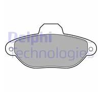 Pastiglie freno Low-Metallic LP2013 DELPHI per FIAT FORD
