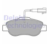 Set di pastiglie freno DELPHI LP2014, anteriore