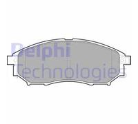 Set di pastiglie freno DELPHI LP2030, anteriore